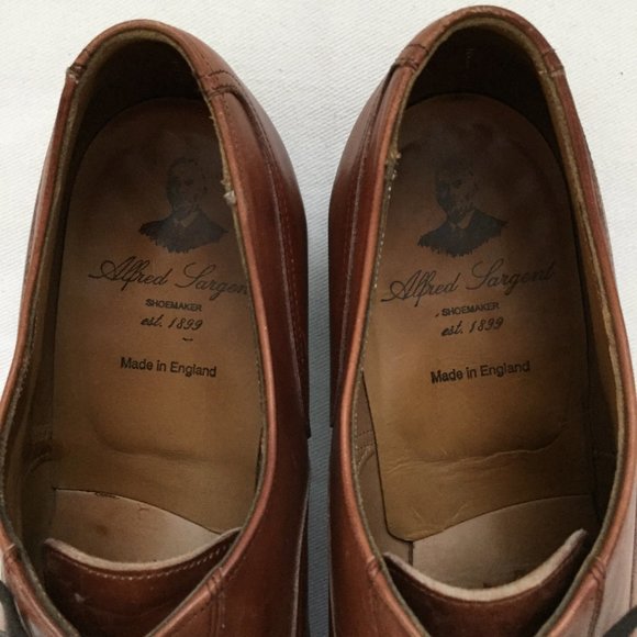 Alfred Sargent Holkham Cognac Premier Collection Cap Toe Oxford Size 9 UK/9.5 US main image 5